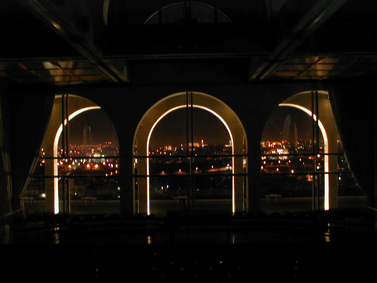 JC Auditorium at night.JPG