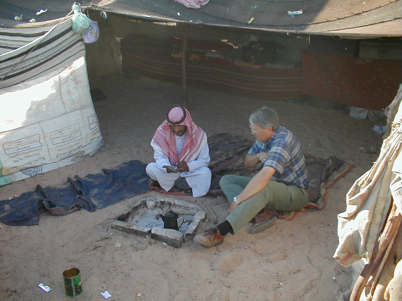 Halverson and Bedouin.JPG