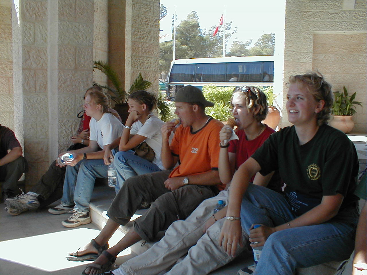 Ice cream break after petra.JPG