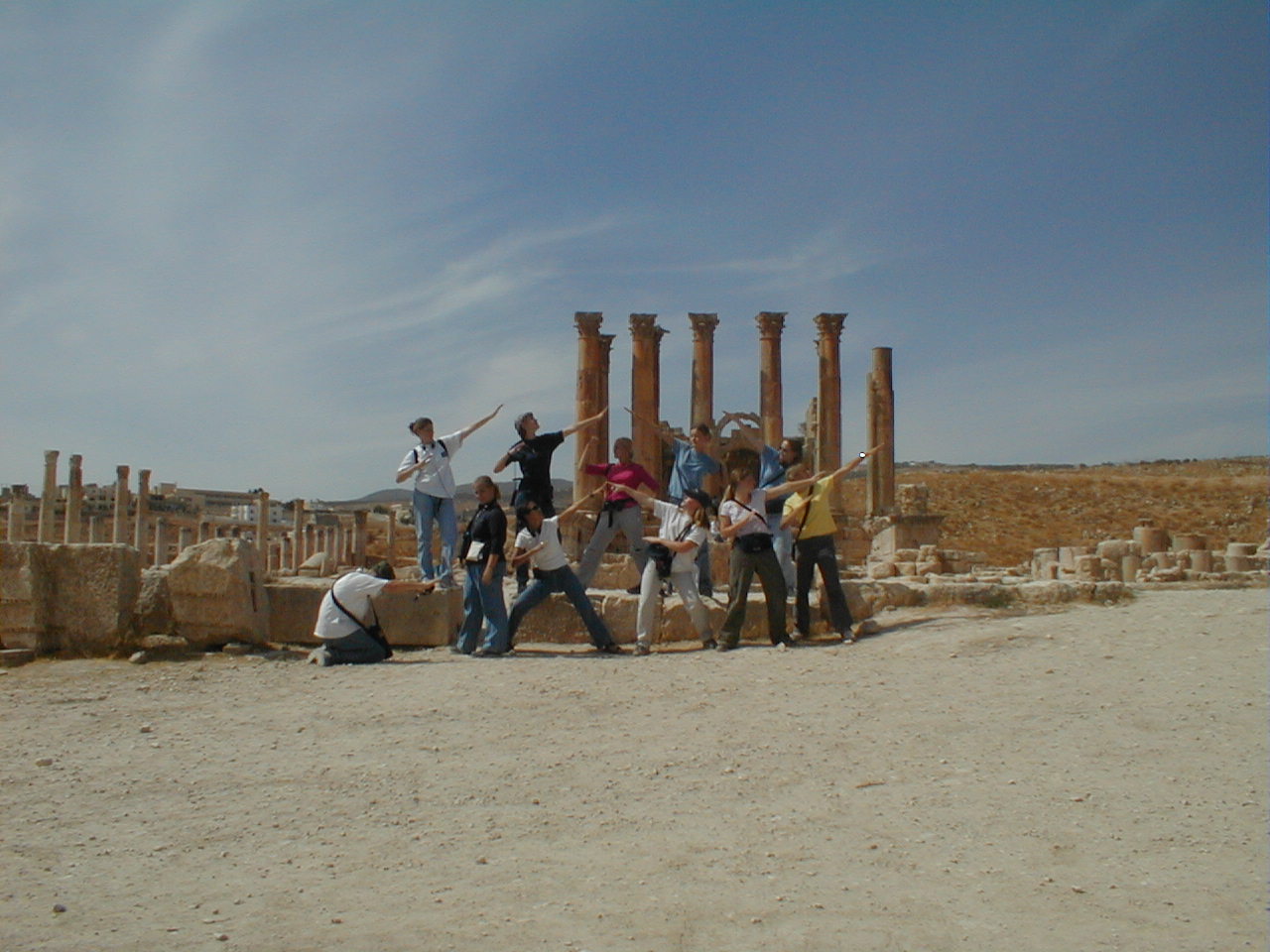 Jerash - group arms.JPG