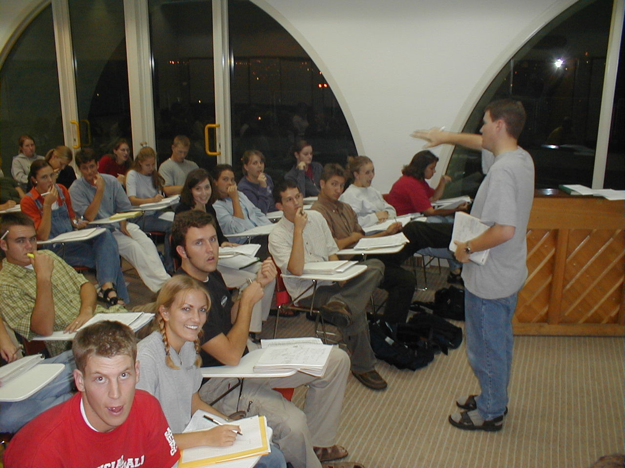 Matt leads the study session.JPG