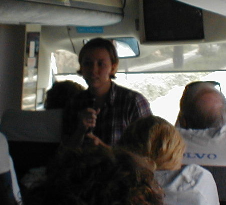 Singing on the bus - Minda.JPG