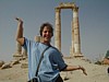 Amman - Camille at Temple of Hercules.JPG