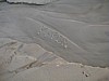 Karen name in sand.JPG