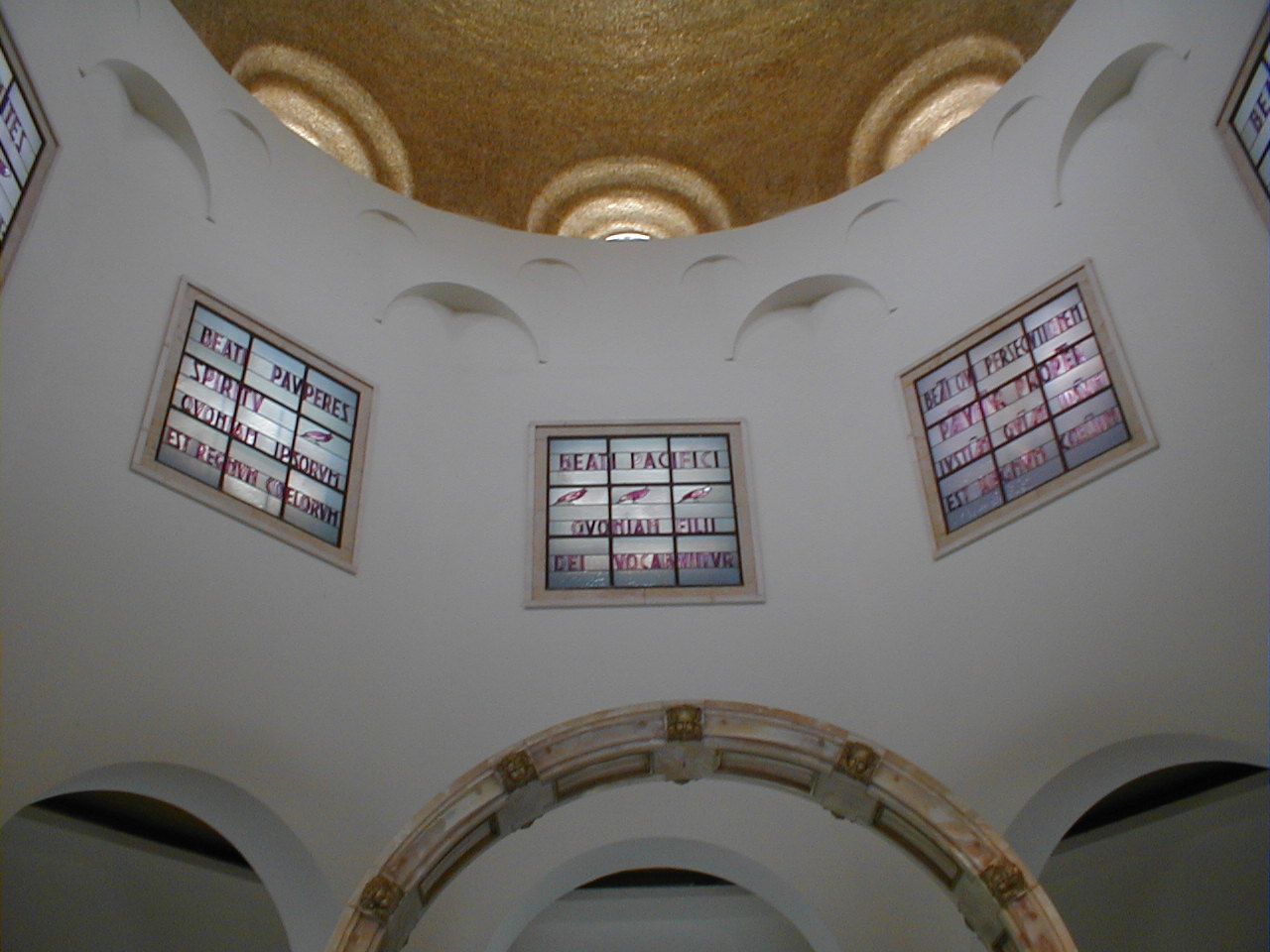 Beatitudes Church Windows.JPG