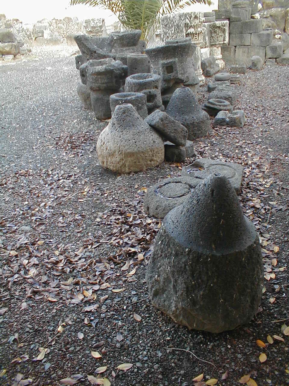 Capernaum stone pieces.JPG
