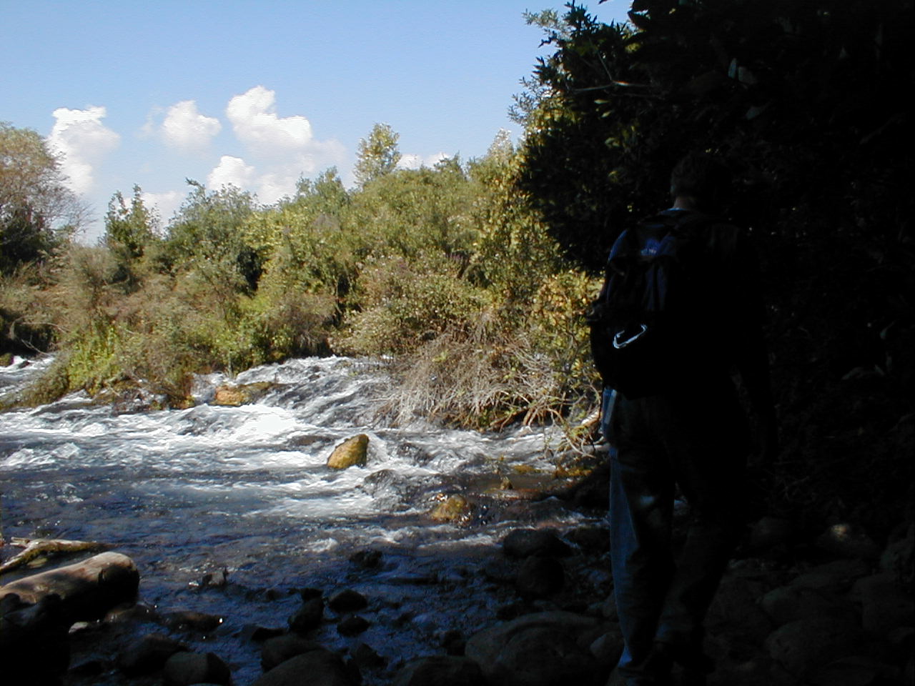 Dan near spring source.JPG
