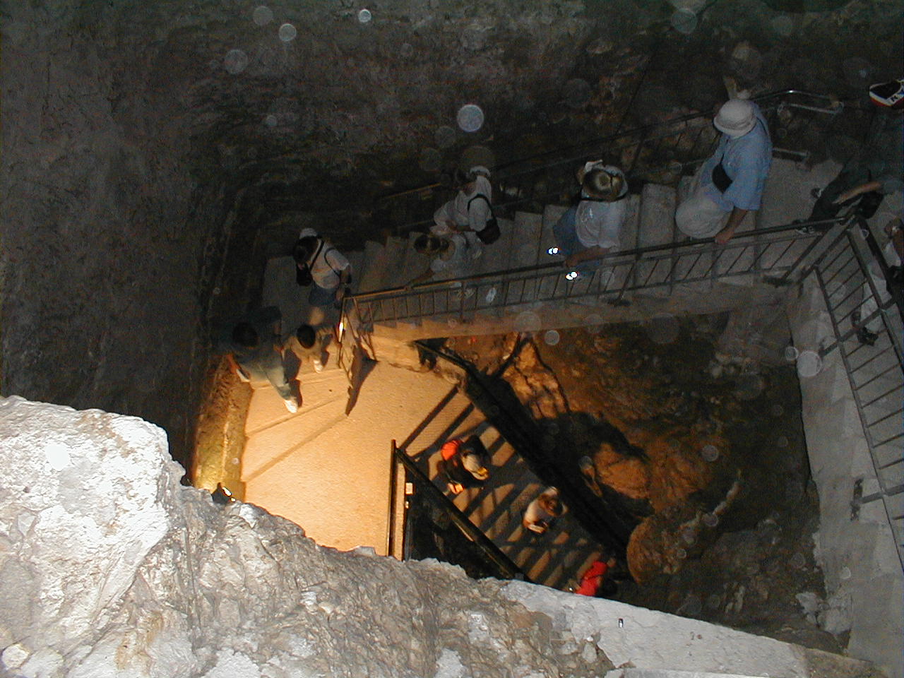 Megiddo Water System descent.JPG