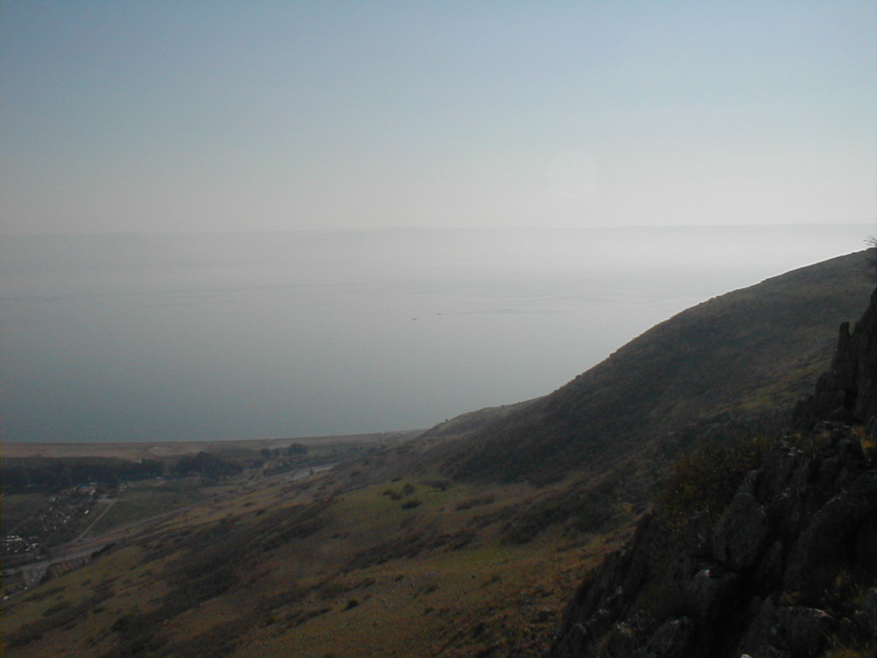 Mt Arbel Hazy View.JPG