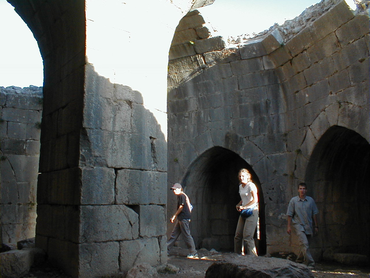 Nimrod Castle Octogon tower inside.JPG