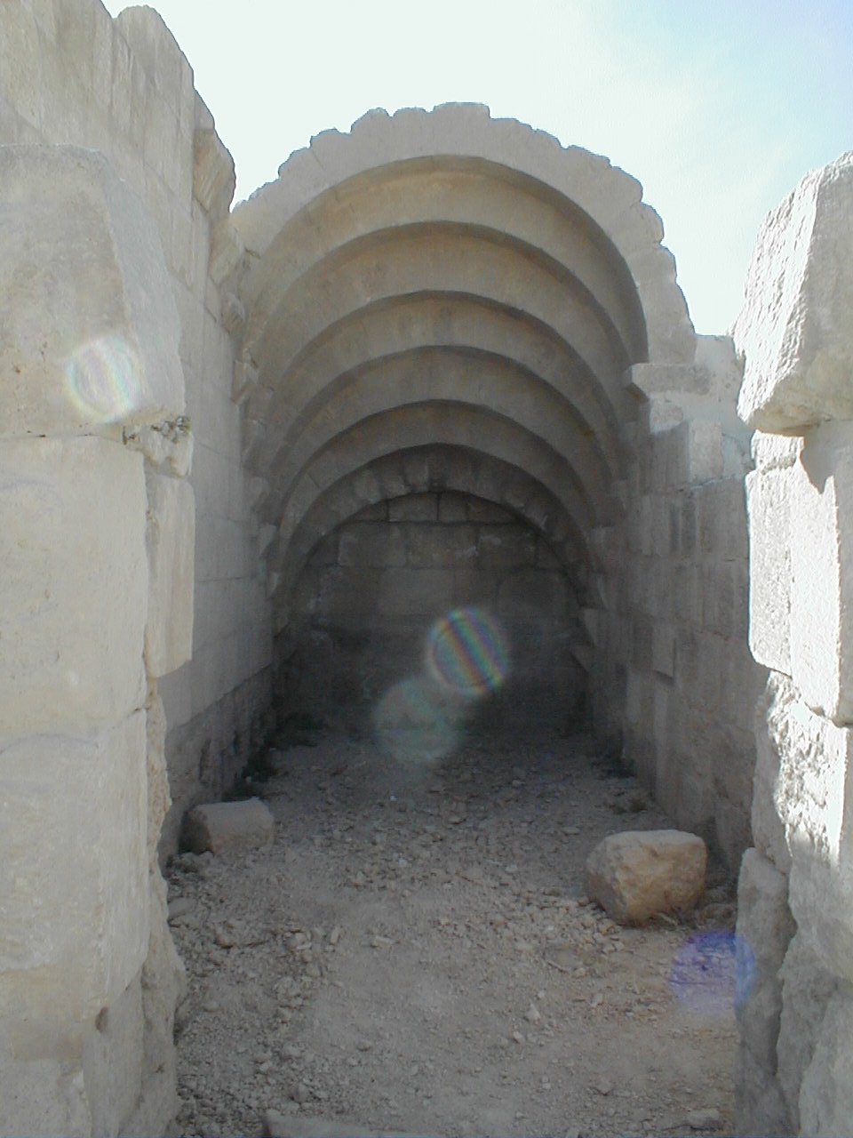 Jerash - support arches for hippodrome seats.JPG