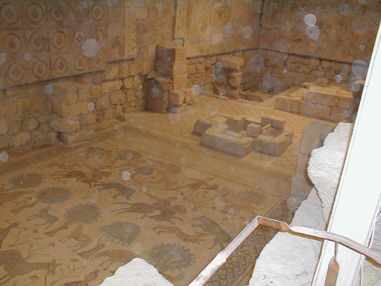 Mt Nebo - Byzantine Chapel Mosaics.JPG