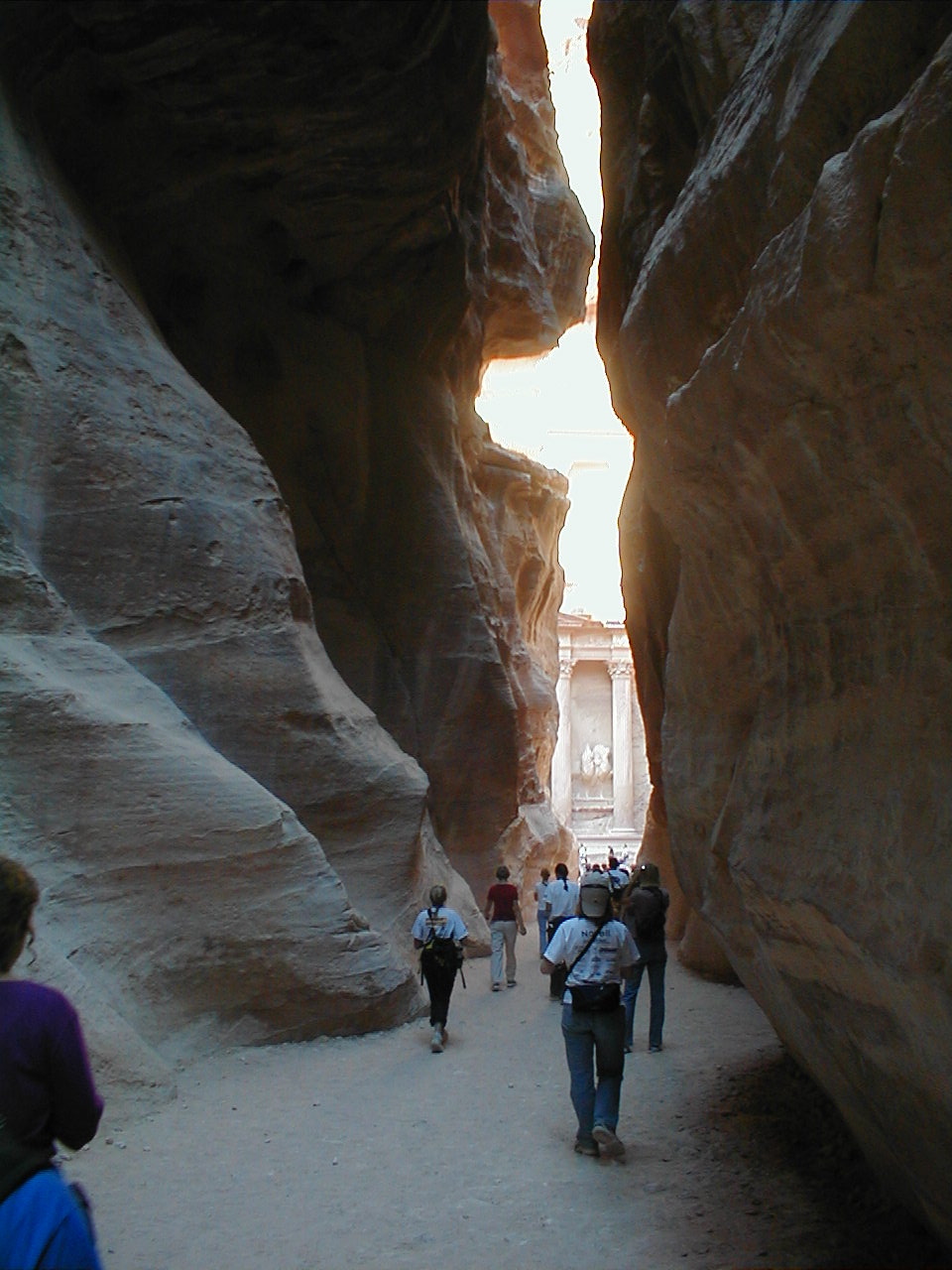 Petra - treasury peek.JPG
